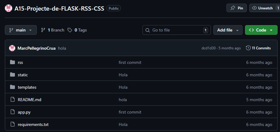 RSS Flask